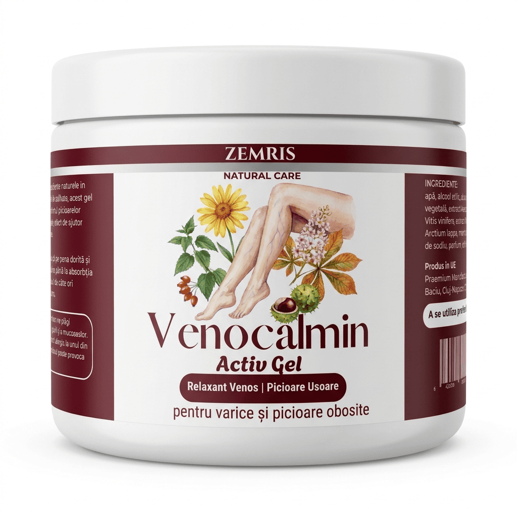 Venocalmin Activ Gel – Gel pentru Varice și Picioare Obosite