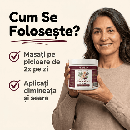 Venocalmin Activ Gel – Gel pentru Varice și Picioare Obosite