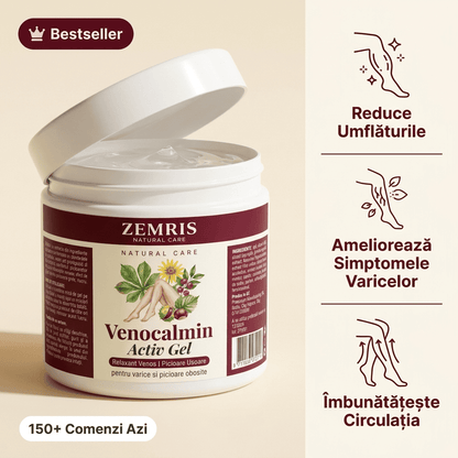 Venocalmin Activ Gel – Gel pentru Varice și Picioare Obosite