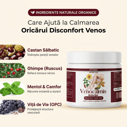 Venocalmin Activ Gel – Gel pentru Varice și Picioare Obosite
